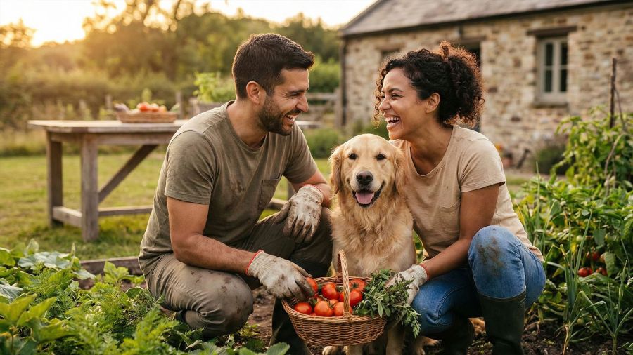 Una mujer moderna y tradicional reflexionando sobre su camino para encontrar una pareja sana y tradicional.