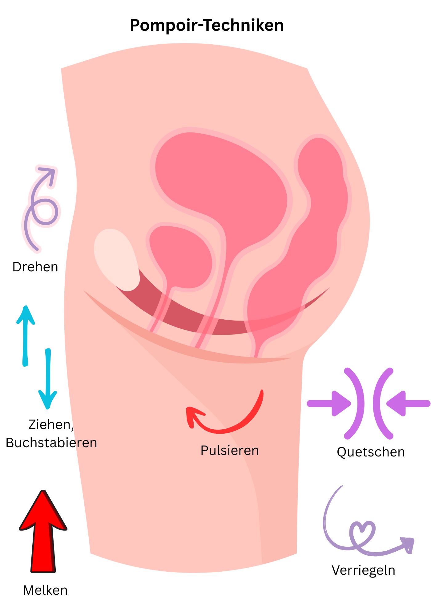 Erkunde die Pompoir-Techniken mit vaginaler Kontrolle