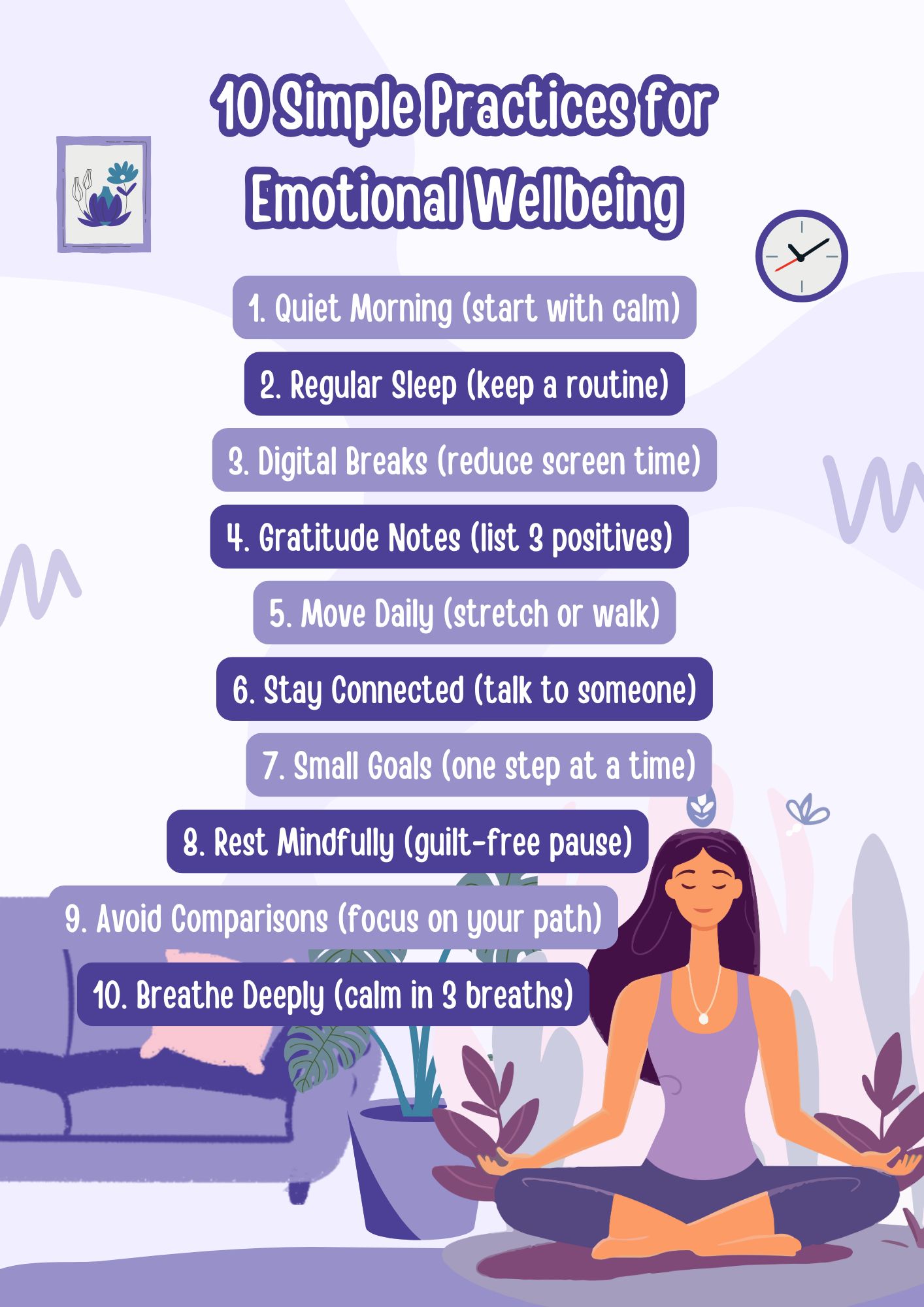 10 Simple Practices for Emotional Wellbeing