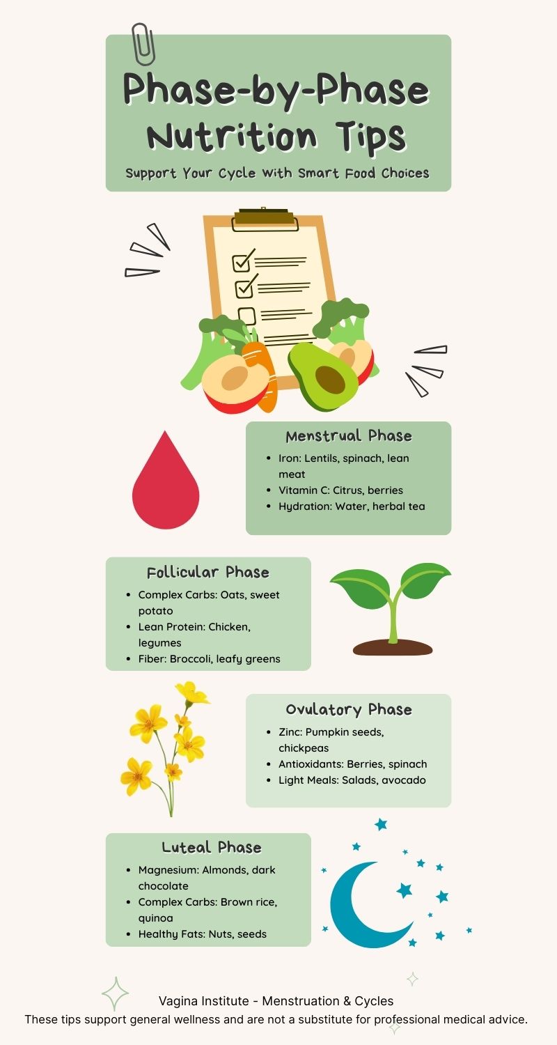 Phase-by-Phase Nutrition Tips For Your Period