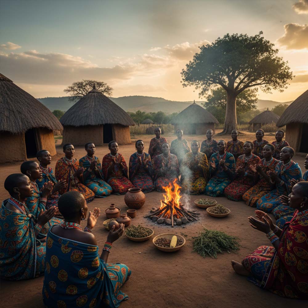 Shona Kutonga kwevhu-Zeremonie