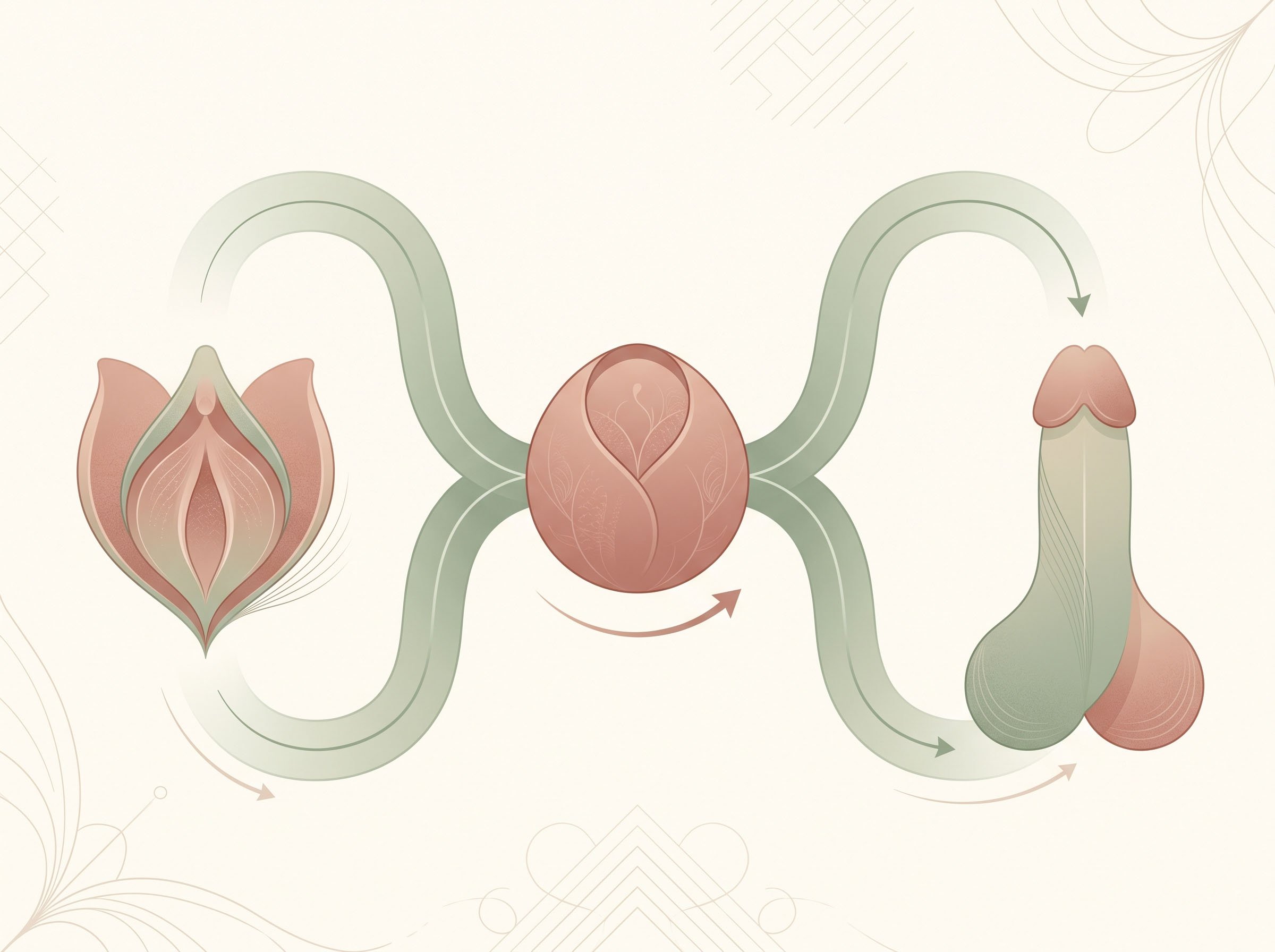 Illustrated comparison of embryonic genital tubercle development in mammals showing shared developmental origin