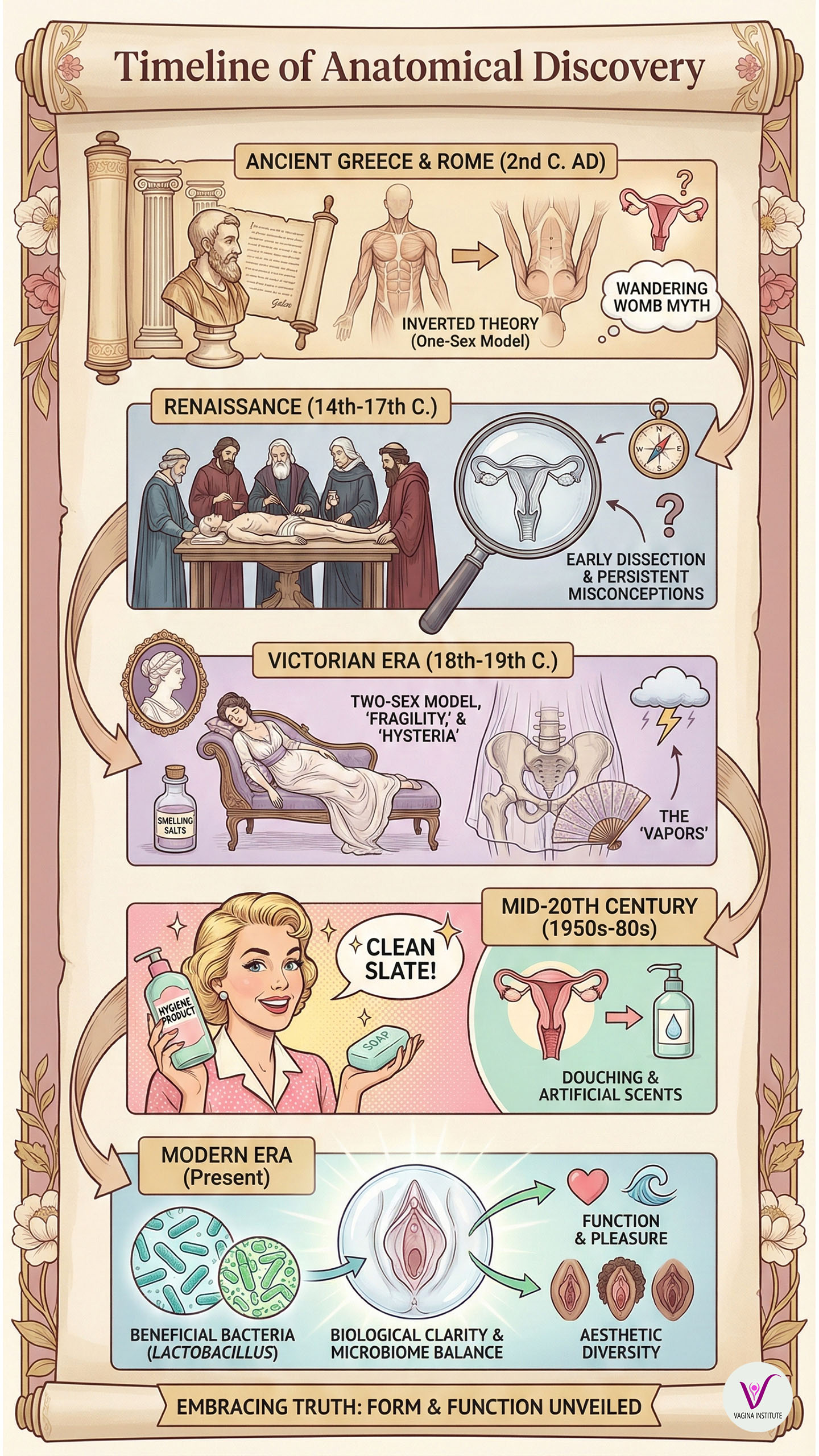 Timeline of Anatomical Discovery from Ancient Greece to Modern Era