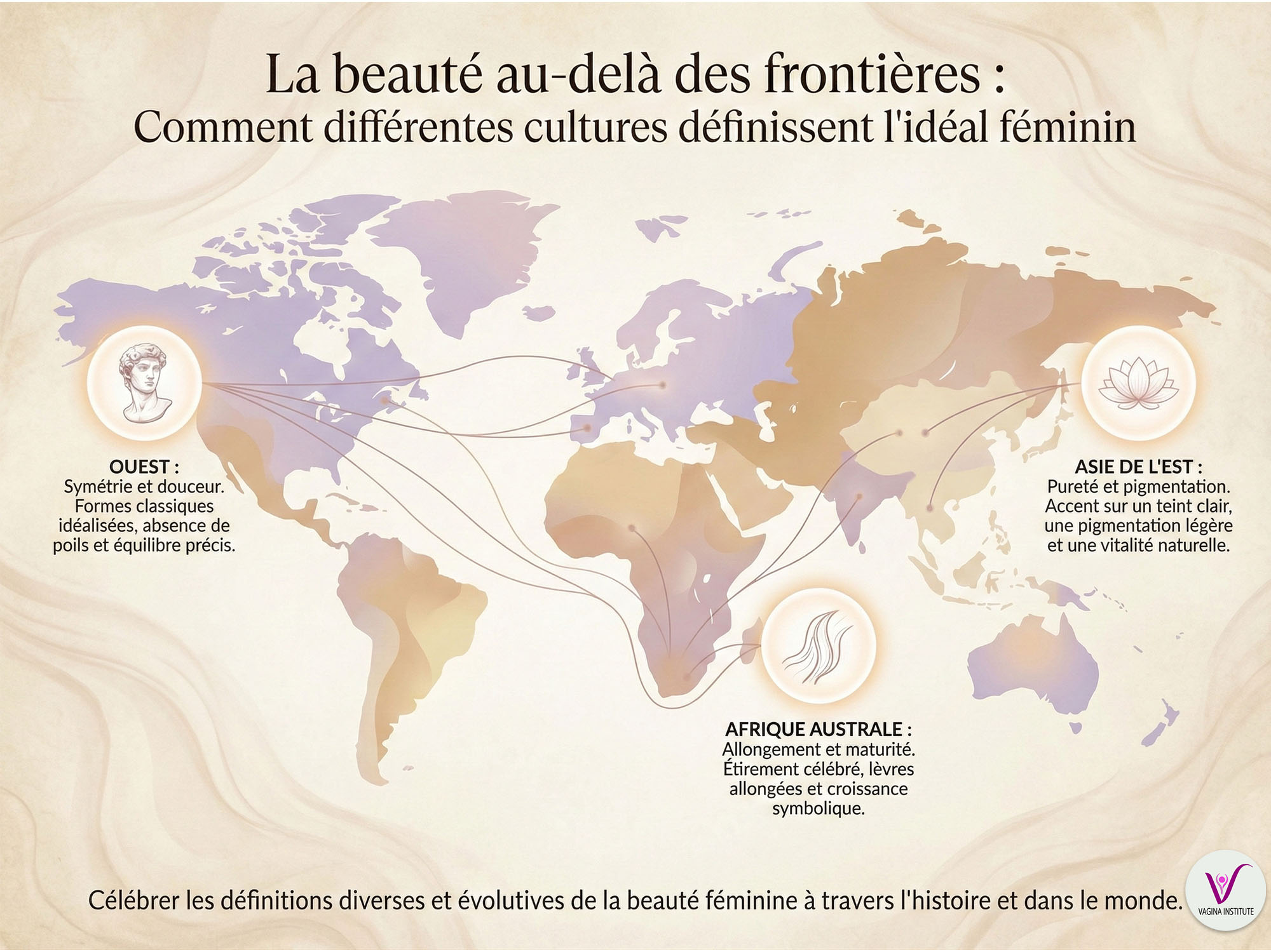 Infographie : La beauté à travers les frontières