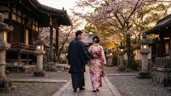 デート中に守るような伝統的リーダーシップを示す安心感のある男性。