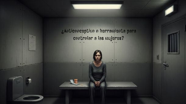 Mujer con píldora anticonceptiva, imagen simbolizando libertad y control.