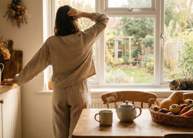 Mouvement doux et aliments sains favorisant la r&eacute;cup&eacute;ration et l'&eacute;quilibre apr&egrave;s les f&ecirc;tes