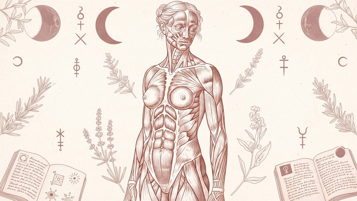Ilustraci&oacute;n anat&oacute;mica hist&oacute;rica que representa los mitos y el miedo alrededor del cuerpo femenino