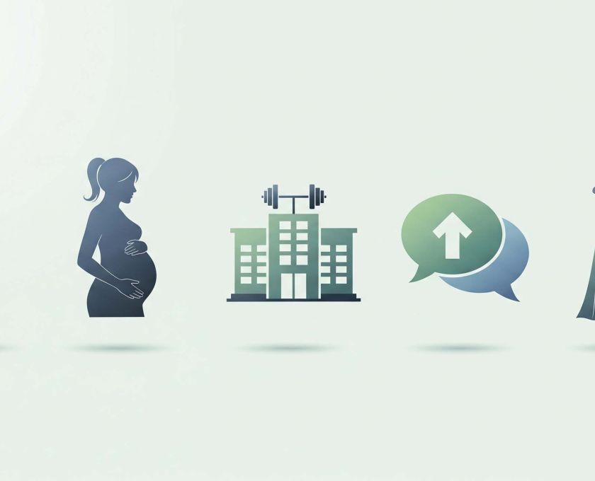 Illustration of five symbolic moments representing women’s confidence journeys